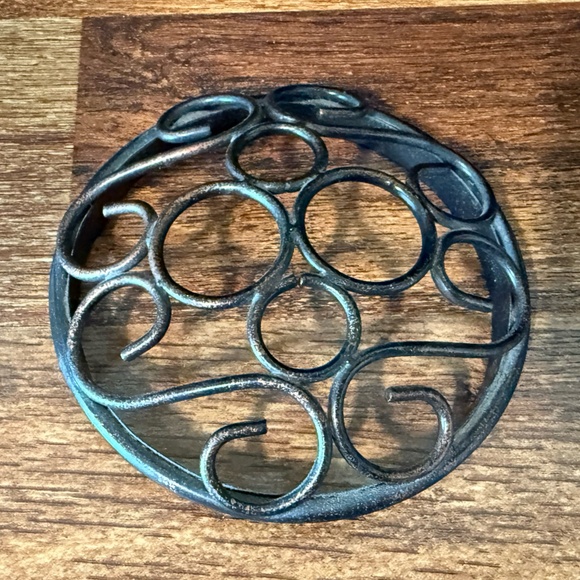 MY MOMENTS Frosted Glass w/Metal Base Candle Holders (Set of 3) - Picture 13 of 14